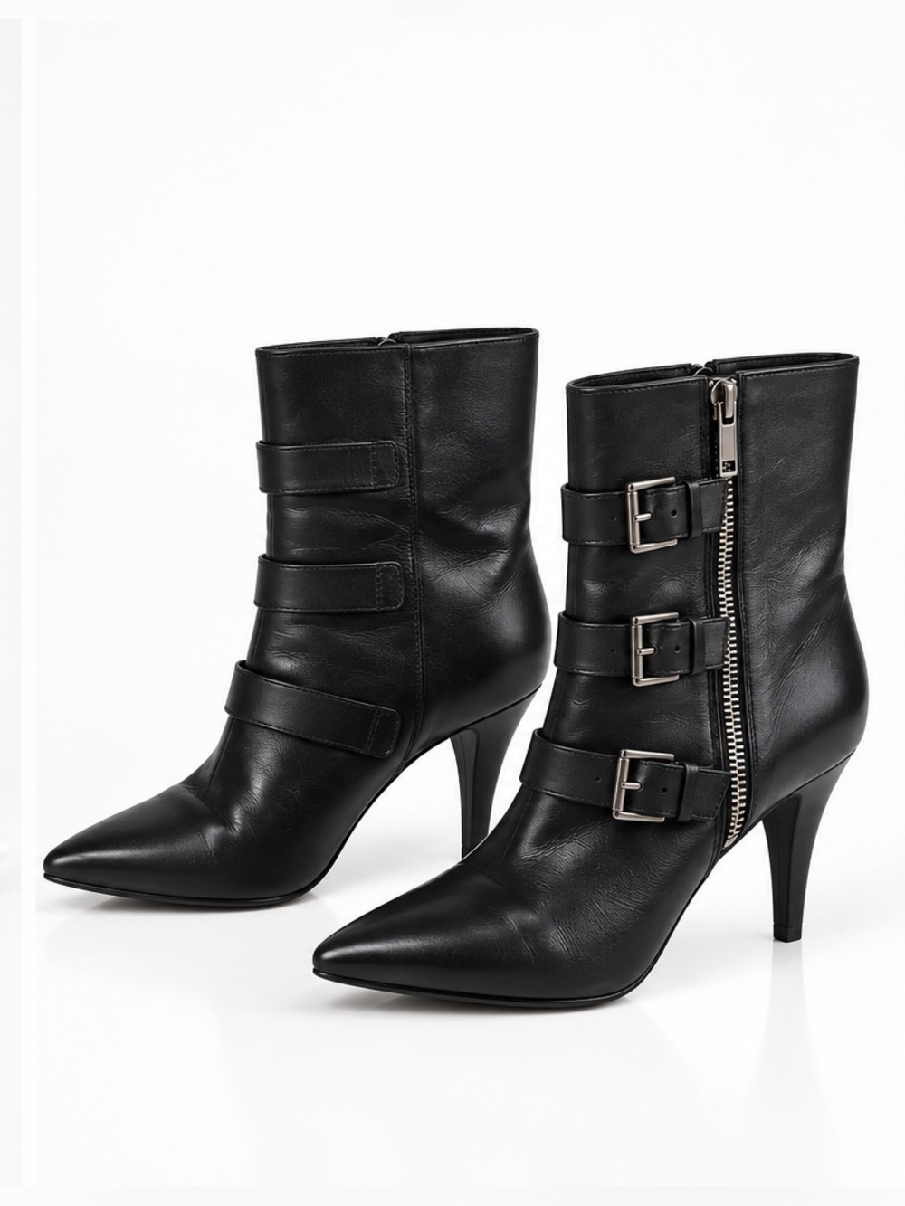 🌻Michael Kors Lori Buckle Boots Black 💋